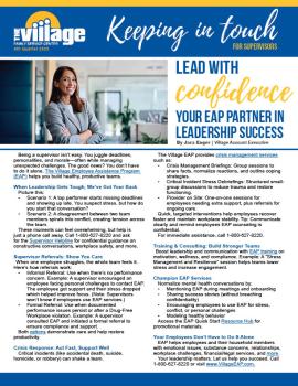 Preview of November 2025 Supervisor EAP Newsletter